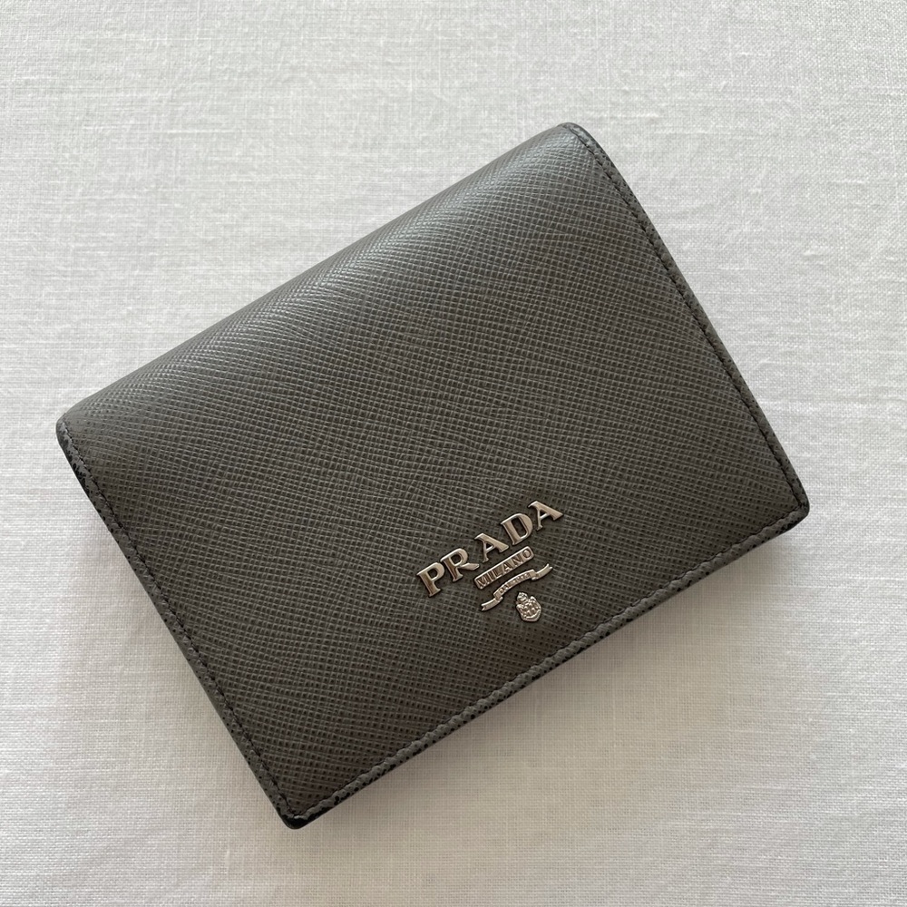 Prada small Saffiano Leather Wallet